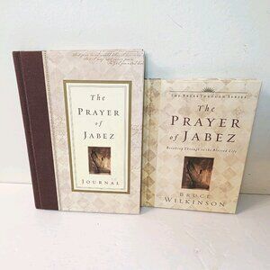 The Prayer of Jabez Bruce Wilkinson Hard Cover Book and Journal Bundle CLEAN